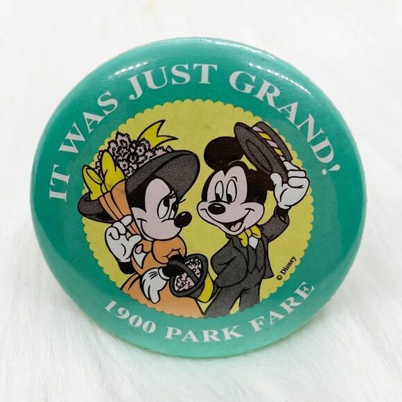🔮 5/$25 Disney Mickey‎ & Minnie It Was Just Grand 1900 Park Fare Pin - Picture 1 of 3
